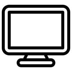computer icon, simple vector design