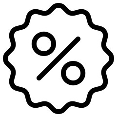 discount icon, simple vector design