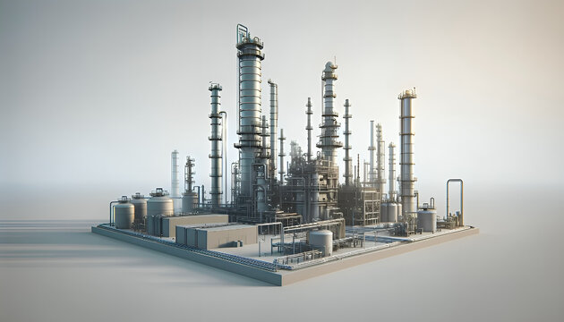 Oil refinery plant