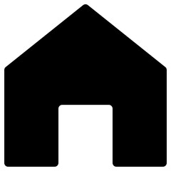 home icon, simple vector design