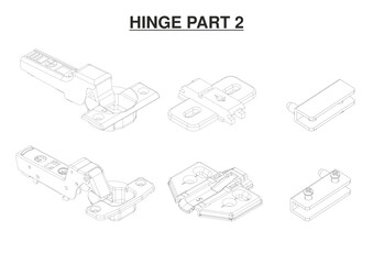 Practical Furniture Hinge SVG File: The Perfect Fit for Your Doors and Cabinets