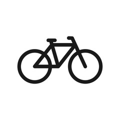 Bicycle icon on white background.  Bicycle simple sign. Bicycle icon vector design illustration. similar design