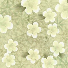 abstract background flowers