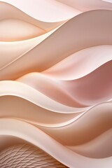 Waves in a modern style decorate the design background