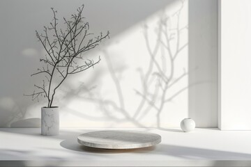 Versatile 3D rendered podium presentation mockup with transparent background for seamless integration into diverse design projects