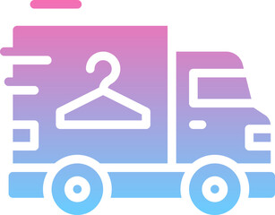 Laundry delivery icon