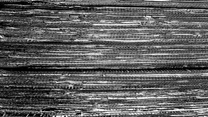 Vintage rough textured black and white image