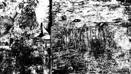 Vintage rough textured black and white image