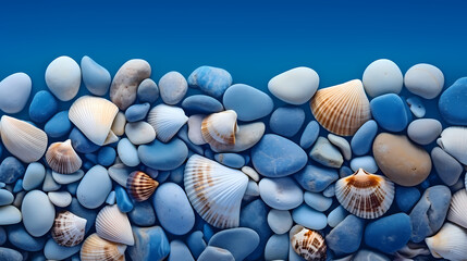 Multicolored seashells, full of hidden details