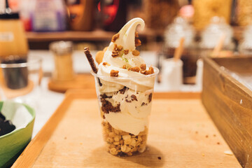 カスタマイズするパフェ