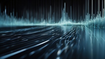 Digital backdrop illustrating the seamless flow of data in contemporary IT environments