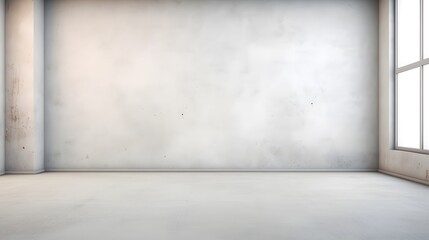Fototapeta premium Abstract architecture with blank white wall.
