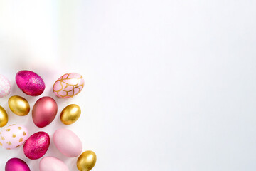 Ostereier, Dekoration, Bl&uuml;ten, Pastell 