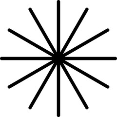 Shapes for swiss minimal style design. Trendy geometric postmodern primitive figures. Vector illustration contemporary stars or flowers.