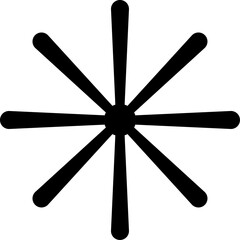 Shapes for swiss minimal style design. Trendy geometric postmodern primitive figures. Vector illustration contemporary stars or flowers.