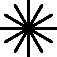 Shapes for swiss minimal style design. Trendy geometric postmodern primitive figures. Vector illustration contemporary stars or flowers.