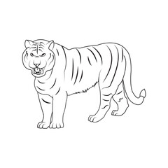 Fototapeta premium Tiger icon