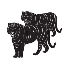 Fototapeta premium Tiger icon