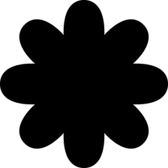 Shapes for swiss minimal style design. Trendy geometric postmodern primitive figures. Vector illustration contemporary stars or flowers.