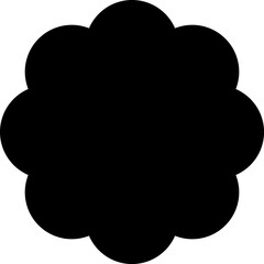 Shapes for swiss minimal style design. Trendy geometric postmodern primitive figures. Vector illustration contemporary stars or flowers.