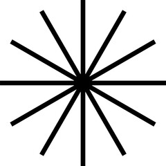 Shapes for swiss minimal style design. Trendy geometric postmodern primitive figures. Vector illustration contemporary stars or flowers.