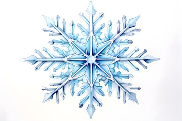 "Winter-themed drawing of snowflakes created using colored pencils". Concept Winter Art, Snowflake Drawing, Colored Pencils, Seasonal Illustration, Creative Design