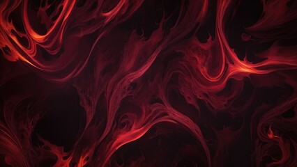 Abstract Maroon patterns burn in fiery flames