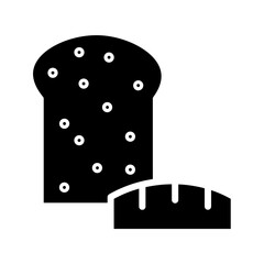 Bread Dinner Holiday Glyph Icon