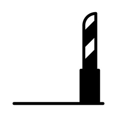 Barrier Border Car Glyph Icon