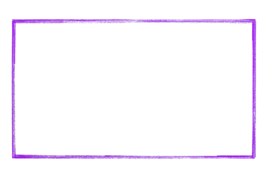 purple frame isolated on transparent background