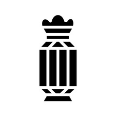 Lamp Lantern Light Glyph Icon