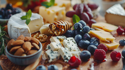 Gourmet Cheese and Fruit Platter