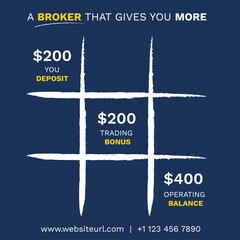 Brokerage investment account. Grid or matrix showing investment and growth concept. Stock market, global investment, brokerage, financial information, exchange rate data, stockbroking.