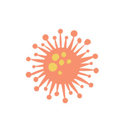 Virus vectors icon