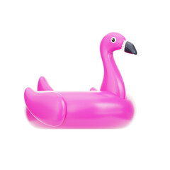3D Flamingo Float For Pool Model Inflatable Animal To Relax And Keep One From Drowning. 3d...
