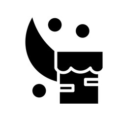 Holiday Winter Xmas Glyph Icon