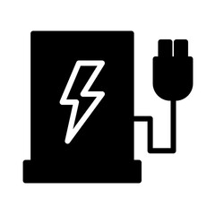 Car Energy Power Glyph Icon