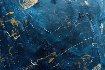 Fototapeta na wymiar Scratched Navy Blue foil texture