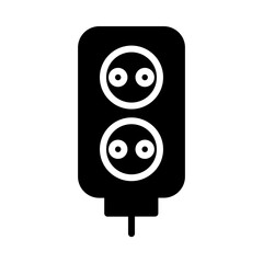 Energy Plug Power Glyph Icon