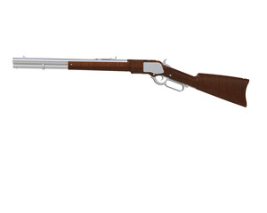 Riffle  isolated on background 3d rendering illustration