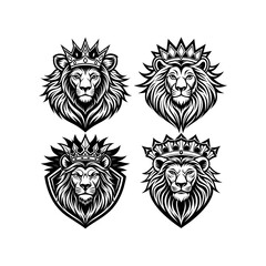 Obraz premium lion head mascot