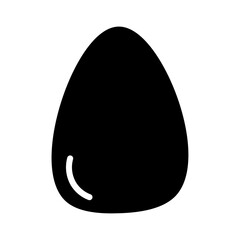Egg Herb Chicken Glyph Icon