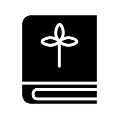 Herb Notebook Read Glyph Icon