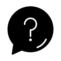 Ask Help Mark Glyph Icon