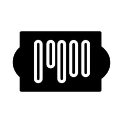 Barcode Code Tag Glyph Icon