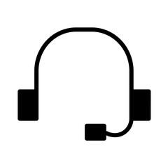 Support Tech Assistant Glyph Icon