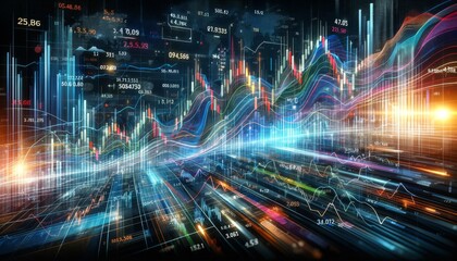 Futuristic Financial Forecast: Dynamic Data Streams and Market Analysis