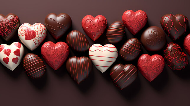 Chocolate background, melted chocolate chips splash