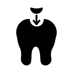 Care Decay Dental Glyph Icon