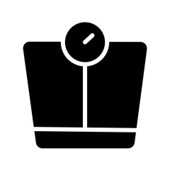 Fitness Scale Weight Glyph Icon